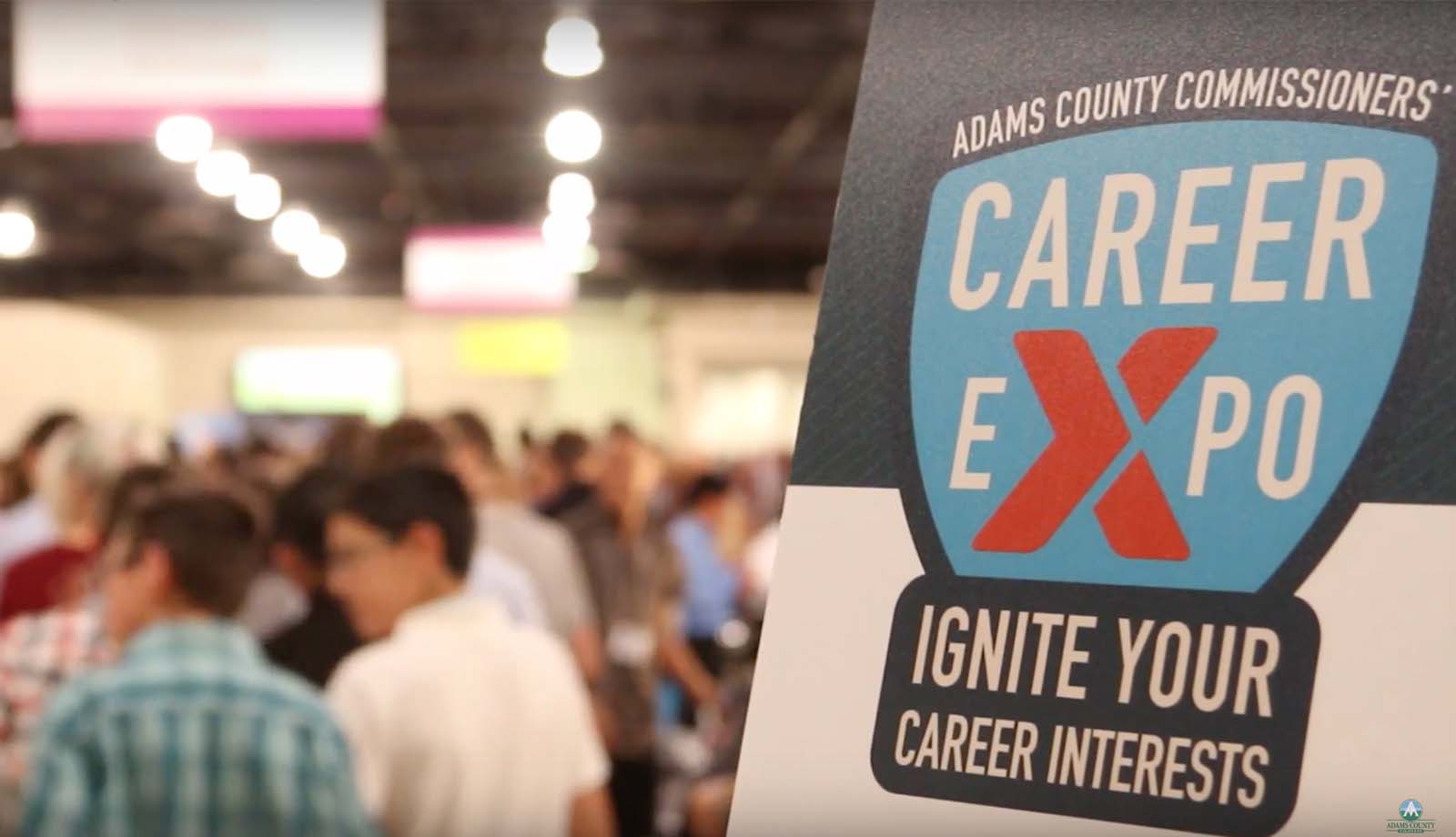 Adams Country Commissioners Career Expo banner