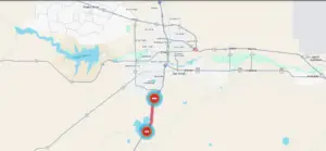 Multi-Vehicle Crash Shuts Down I-25 Map